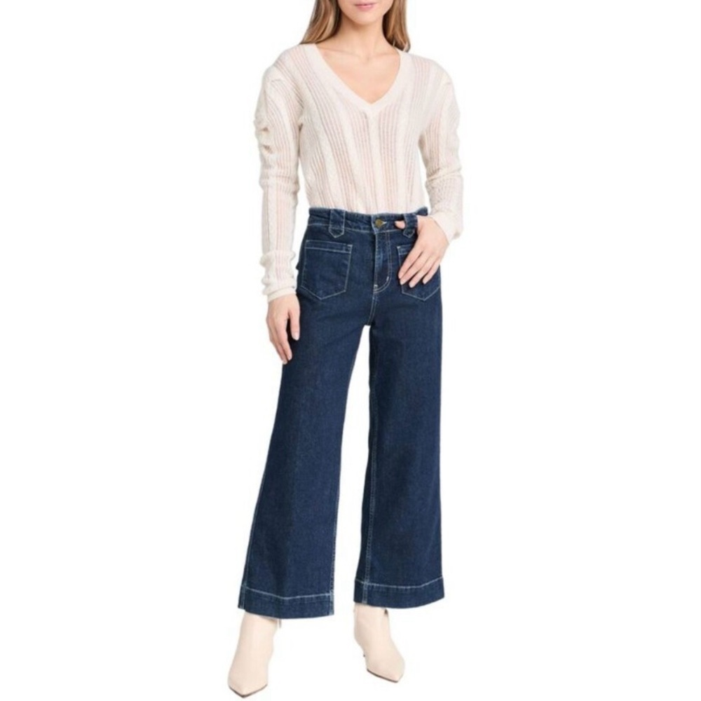 FRAME Utility Relaxed Straight Jeans, Gabriel Wash‎